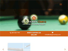 Tablet Screenshot of gulyassycues.com